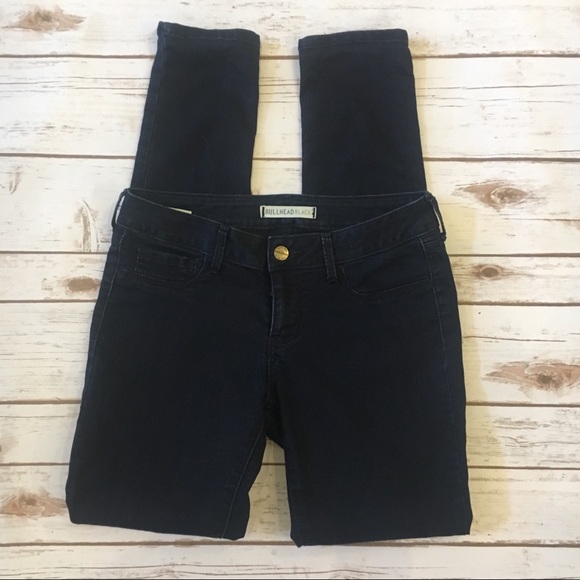 Bullhead Black Denim Leggings Jeans Size 7(Jr) - Picture 8 of 8